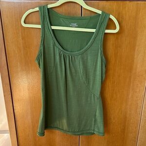 Icebreaker Green superfine ultralite Tank Top M